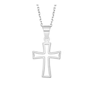 Gümüş Amorf Cross Kolye