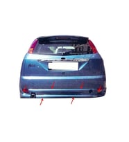 Ford Focus Uyumlu 1 Hatchback Arka Tampon Altı Fiber 1998-2005