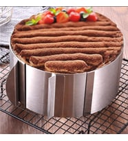 Ayarlanabilir Turta Çemberi 16-30 cm / Yuvarlak Pasta Kalıbı