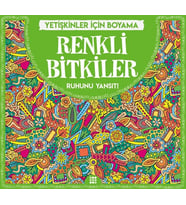 Renkli Bitkiler - Yetişkinler İçin Boyama