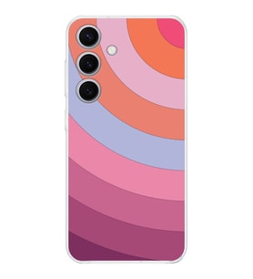 PrintiFy Samsung S24 Plus Uyumlu Kamera Korumalı Renk Cümbüşü F Tasarımlı Şeffaf Silikon Kılıf