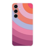 PrintiFy Samsung S24 Plus Uyumlu Kamera Korumalı Renk Cümbüşü F Tasarımlı Şeffaf Silikon Kılıf