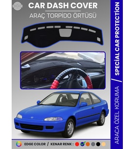 HONDA CIVIC (1994-2000) Torpido Örtüsü Ön Panel Torpido Koruma Tam Uyum Çatlamayı Önler Kolay Montaj