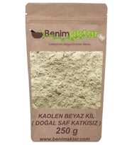 BenimAktar Beyaz Kil Kaolen Kil Toz 250 Gr