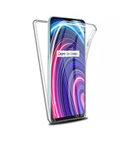 Oppo Realme C21Y Kılıf Şeffaf 360 Ön Arka Korumalı Silikon C21 Y