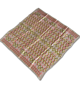 Armine Bej Geometrik Desen Sura İpek Eşarp 9172 - 35