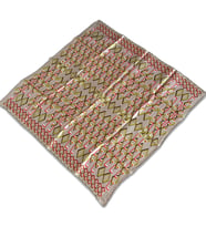 Armine Bej Geometrik Desen Sura İpek Eşarp 9172 - 35