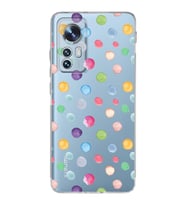 PrintiFy Xiaomi Redmi Note 12S Uyumlu Water Color 6 Baskılı Şeffaf Köşe Korumalı Antişok Kılıf