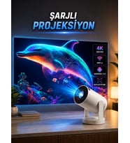 Taşınabilir Sinema Oyun Projektörü Akıllı Projeksiyon Android 11