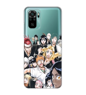 Xiaomi Redmi Note 10 / Note 10S Uyumlu Bleach Tasarımlı Şeffaf Telefon Kılıfı