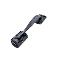 Antika Tarz Dekoratif Pirinç Ayak Tip Büyük Kapı Çekme Kolu - 220x50mm, Oksit