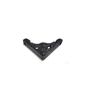 Antika Tarz Dekoratif Pirinç Köşe Süsü - 58x58 Mm, Oksit