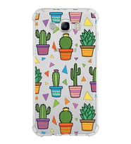 PrintiFy Samsung Galaxy J7 2016 Uyumlu Water Color 4 Baskılı Şeffaf Köşe Korumalı Antişok Kılıf