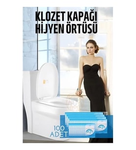 Mey İthalat® Klozet Kapağı Kılıfı Hijyenik Tek Kullanımlık 100 ADET