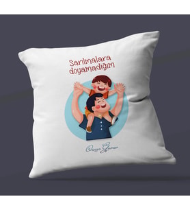 Kişiye Özel Sarılmalara Doyamadığım Babam Tema  Kahve Fincanı (Beyaz)