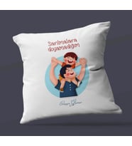 Kişiye Özel Sarılmalara Doyamadığım Babam Tema  Kahve Fincanı (Beyaz)