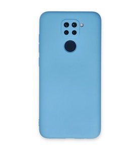 Xiaomi Redmi Note 9 Kılıf Nano İçi Kadife Silikon - Mavi