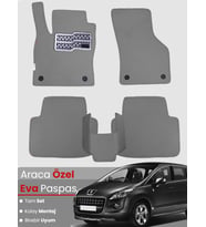 PEUGEOT 3008 (2008-2017) Uyumlu EVA Paspas Tam Set–Araca Özel,Oto Paspas