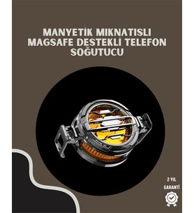 Tüm Telefonlarla Uyumlu Kompakt Soğutucu  Yüksek Performanslı Hızlı Soğutma