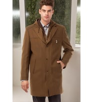 PLT8354 DEWBERRY SLIM-FIT PALTO-AÇIK CAMEL