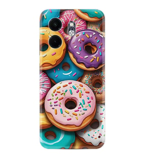 Infinix Hot 50i Kılıf Boutique Baskılı Resimli Donut Pcode -031