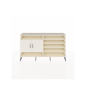 Arges Konsol 7 Raflı 2 Kapaklı 176x30x99 Aytaşı-Aytaşı/Antrasit