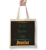 Doctor Engineer Artist Dentist 09 Bez Çanta Uzun Saplı