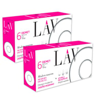 Lav Demet Cam Cay Tabagı 6 lı x 2 Kutu (12 Adet)