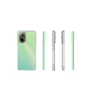 Realme 12 Lite Uyumlu Kılıf Sert Silikon Köşe Korumalı Nitro Anti Shock Zore Silikon (Şeffaf)