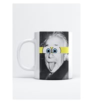 Albert Einstein Dil Çıkarma Baskılı Porselen Kupa Bardak