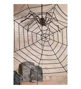 Halloween Hallowen Örümcek Ağı siyah 250x250cm