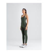 Seul Haki Yeşil Spor Tayt Tulum