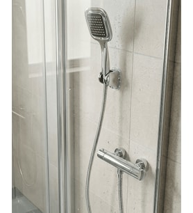 Siyah Duş Başlığı Seti Spiral Hortumlu El Duşu ve Duvar Askısı Banyo Seti