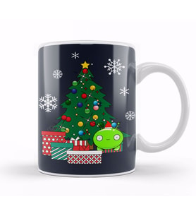 Mooncake Around The Christmas Tree Final Space Kupa Bardak Porselen