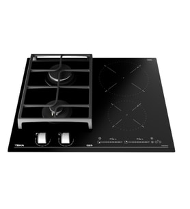 TEKA JZC 64322 ABC 60 cm Siyah Camlı İndüksiyonlu + Gazlı Hibrit Ocak