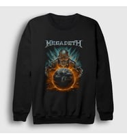 Presmono Unisex Siyah World Megadeth Sweatshirt 66277tt
