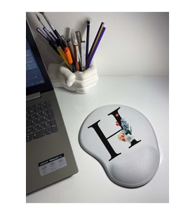 Harf Bakılı Bilek Destekli Mouse Pad