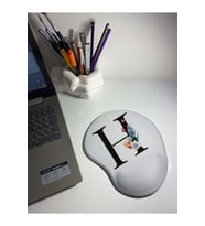 Harf Bakılı Bilek Destekli Mouse Pad