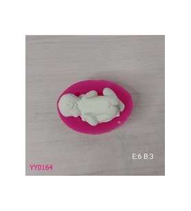 YY0164 Poposu Açık Yatan Bebek Silikon Kalıp