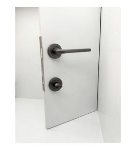 Özen Araç Mat Skoç Füme Rozetli Wc Banyo Kapı Kolu 1 Takım