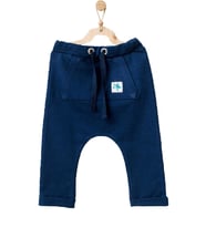 Andywawa Erkek Bebek Lacivert Tekli Pantolon AC21877R