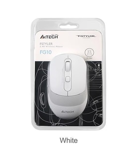 A4 Tech Fg10 Beyaz Nano Kablosuz Optik 2000 Dpı Mouse