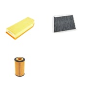Bosch Filtre Bakım Seti Mercedes C200 CDI W203 2000-2003 Dizel 116 Beygir Hava + Yağ f. + Polen Filtre Sardes