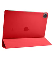 Apple iPad Pro 12.9 2022 M2 Zore Smart Cover Standlı 1-1 Kılıf (Kırmızı)