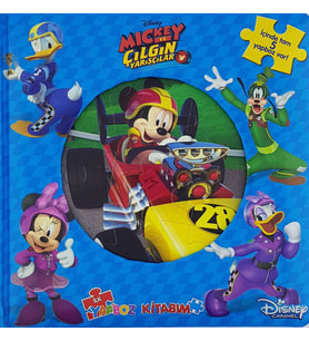 Disney Mickey Ve Çılgın Yarışçılar İlk Yapboz Kitabım