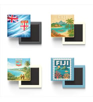 Buzdolap Magnetleri - Fiji Suva - 4'lü Set Magneti