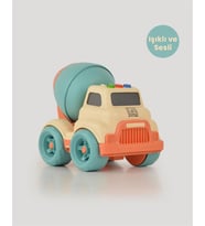 Let's Be Child Sesli ve Işıklı Minik Mikser 31018 Bej - Turkuaz Mikserli, Çocuklar İçin Oyuncak Mikser