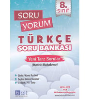 Bulut Eğitim Yayınları  8. Sınıf Türkçe Soru Bankası