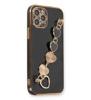 Pilelistore   iPhone 12 Pro Max Kılıf Esila Silikon - Siyah