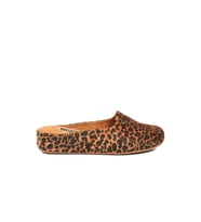 Pierre Cardin Bej Leopar Hafif Tekstil Süet Önü Kapalı Kadın Ev Terliği PC-55371 Z (Taba)